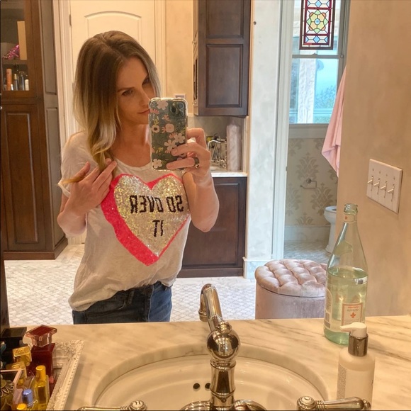 Victoria's Secret PINK Statement Tshirt XS EUC - Picture 3 of 8